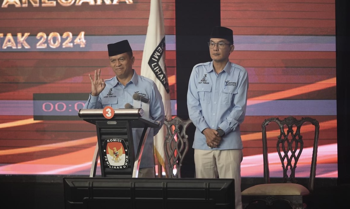 Tampil Maksimal, Pasangan Dendi-Alif Paparkan 8 Program Unggulan dalam Debat Pilkada Kukar