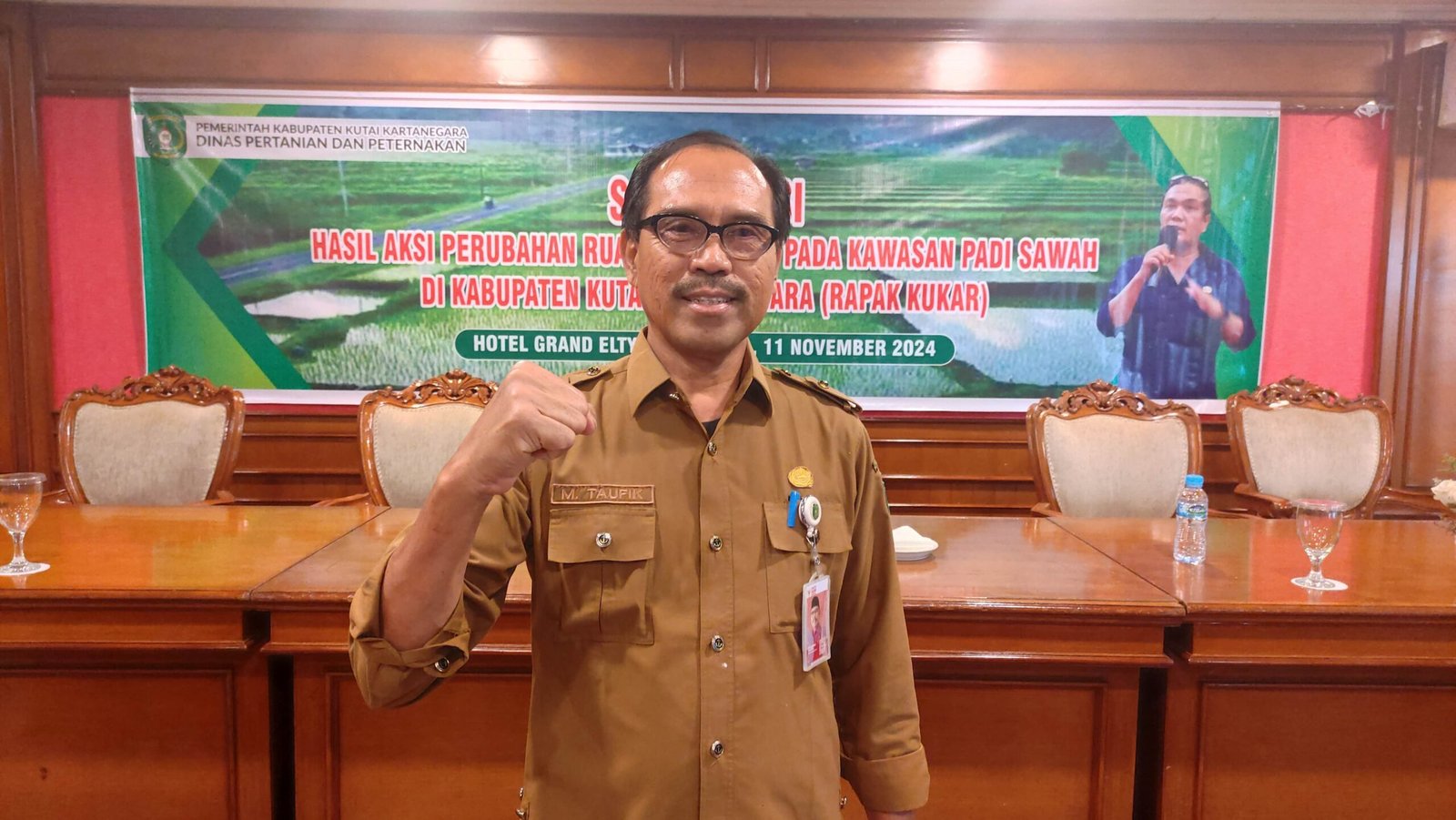 Distanak Kukar Lakukan Konsolidasi Percepatan Input RDKK untuk Pupuk Bersubsidi 2025