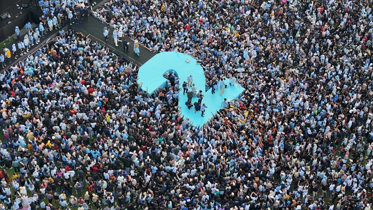 Kampanye Akbar Cagub Rudy Seno di Tenggarong Dihadiri 20 Ribu Orang, Fokus pada Pemberdayaan UMKM