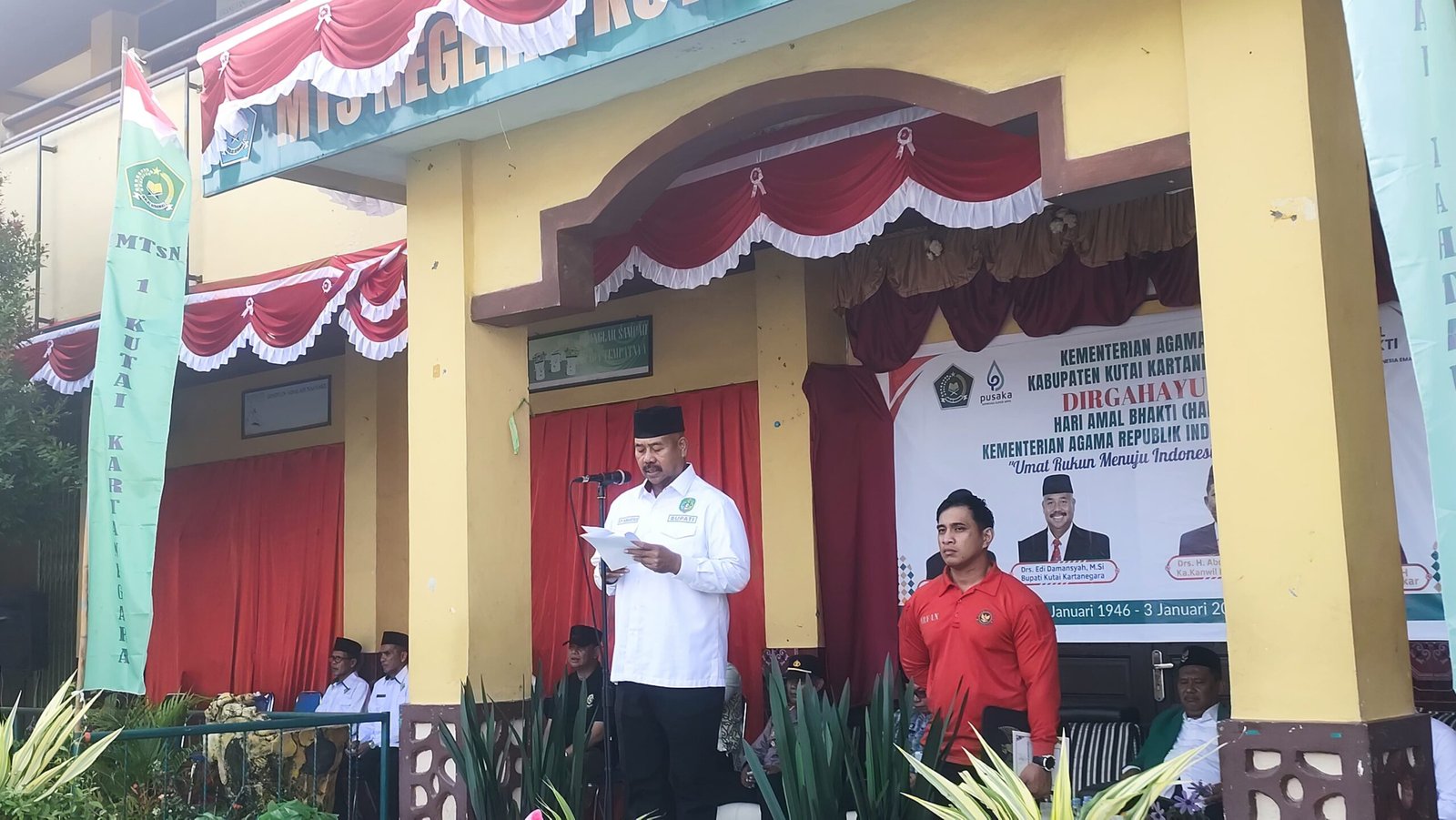 Upacara HAB Ke-79 di Kukar Soroti Pentingnya Pendidikan dan Kerukunan Umat