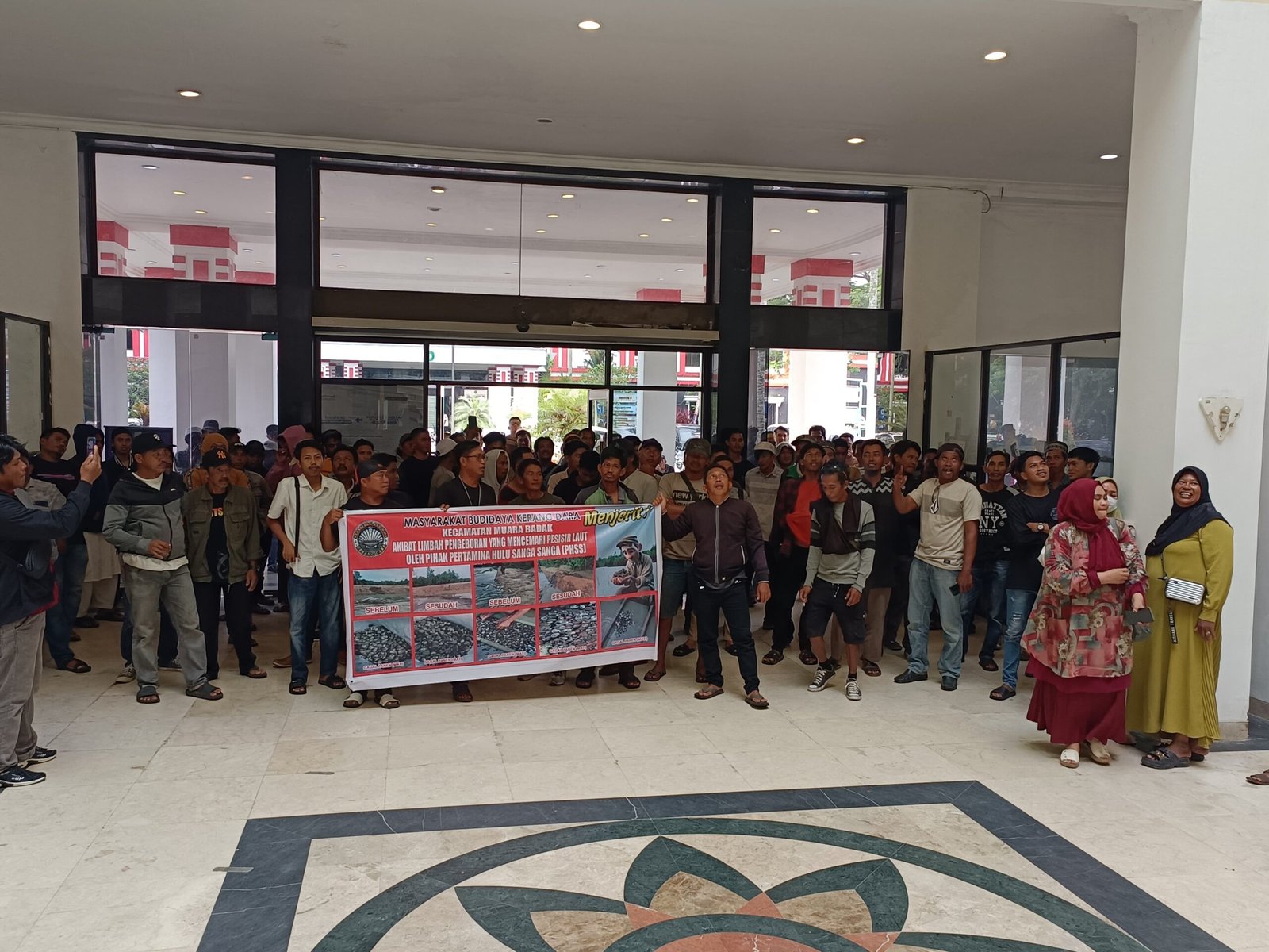 Protes Dugaan Pencemaran, Warga Muara Badak Tuntut PHSS Ganti Rugi Rp50 Miliar