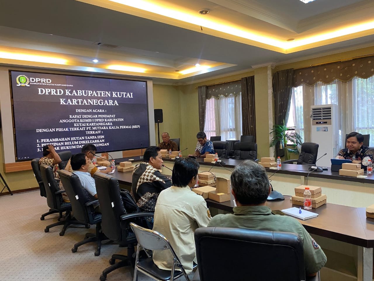 DPRD Kukar Tegaskan PT MKP Harus Segera Perbaiki Perizinan Terkait Dugaan Perambahan Hutan Tanpa Izin