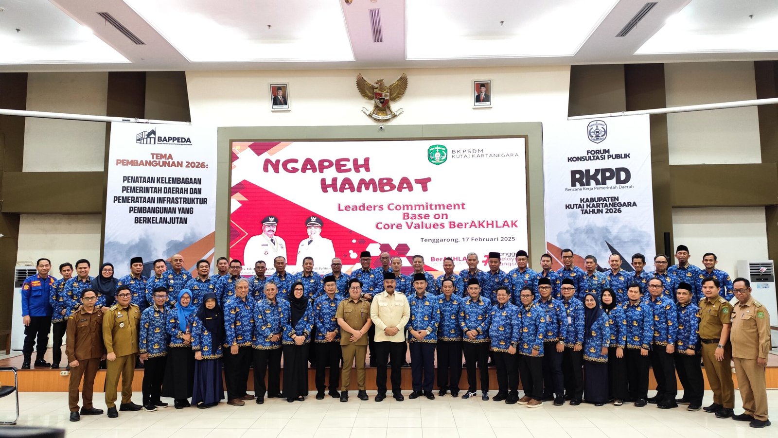 Pemkab Kukar Tegaskan Komitmen ASN BerAKHLAK dan Efisiensi Anggaran di 2025