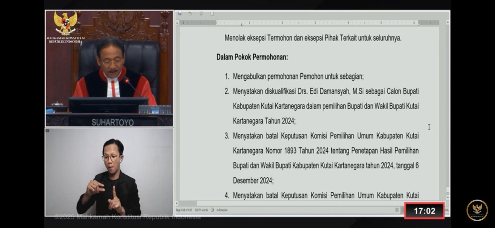 MK Diskualifikasi Edi Damansyah, Kukar Bakal Lakukan PSU