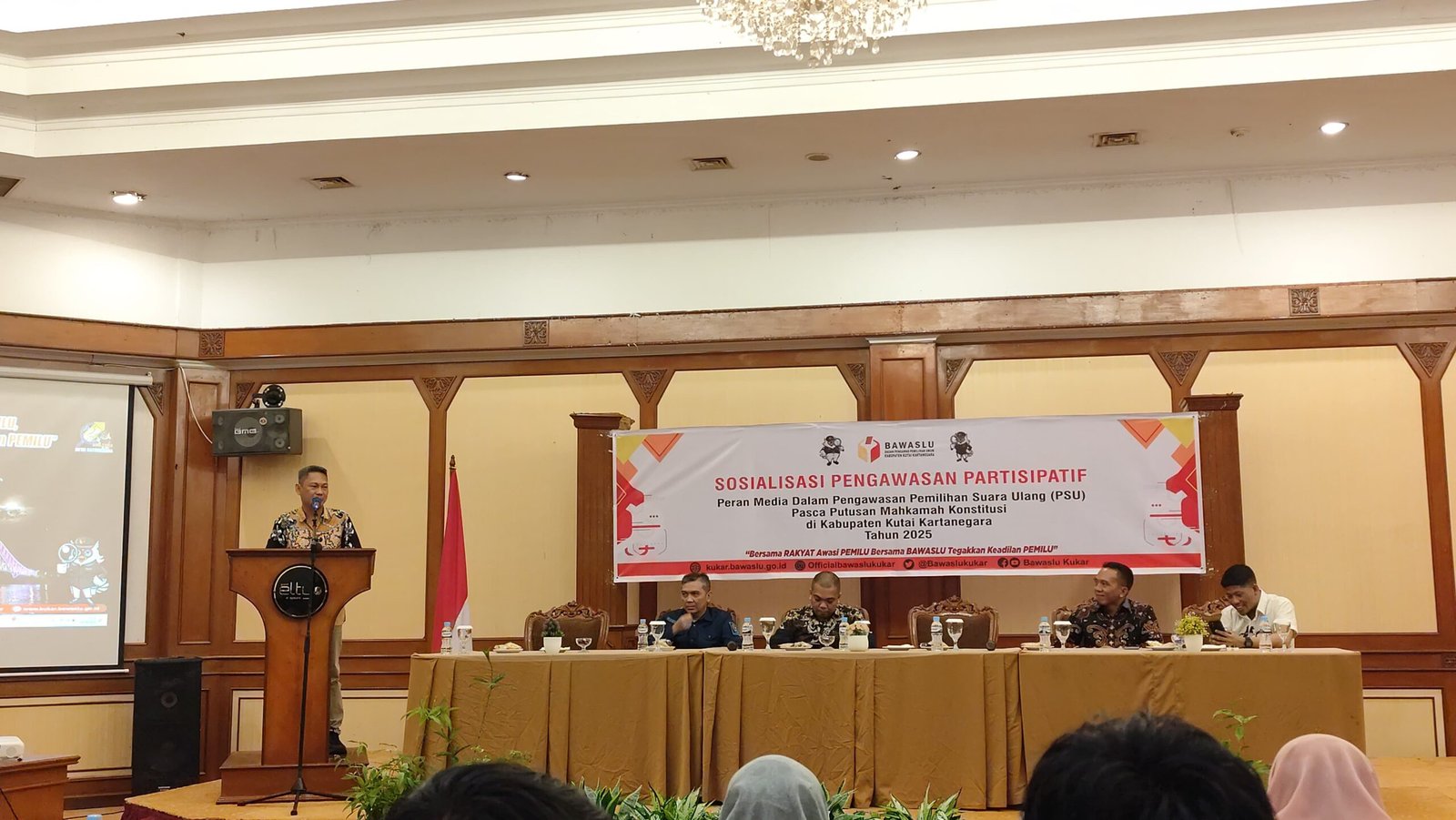 Bawaslu Kukar Gelar Sosialisasi Pengawasan Partisipatif Jelang PSU