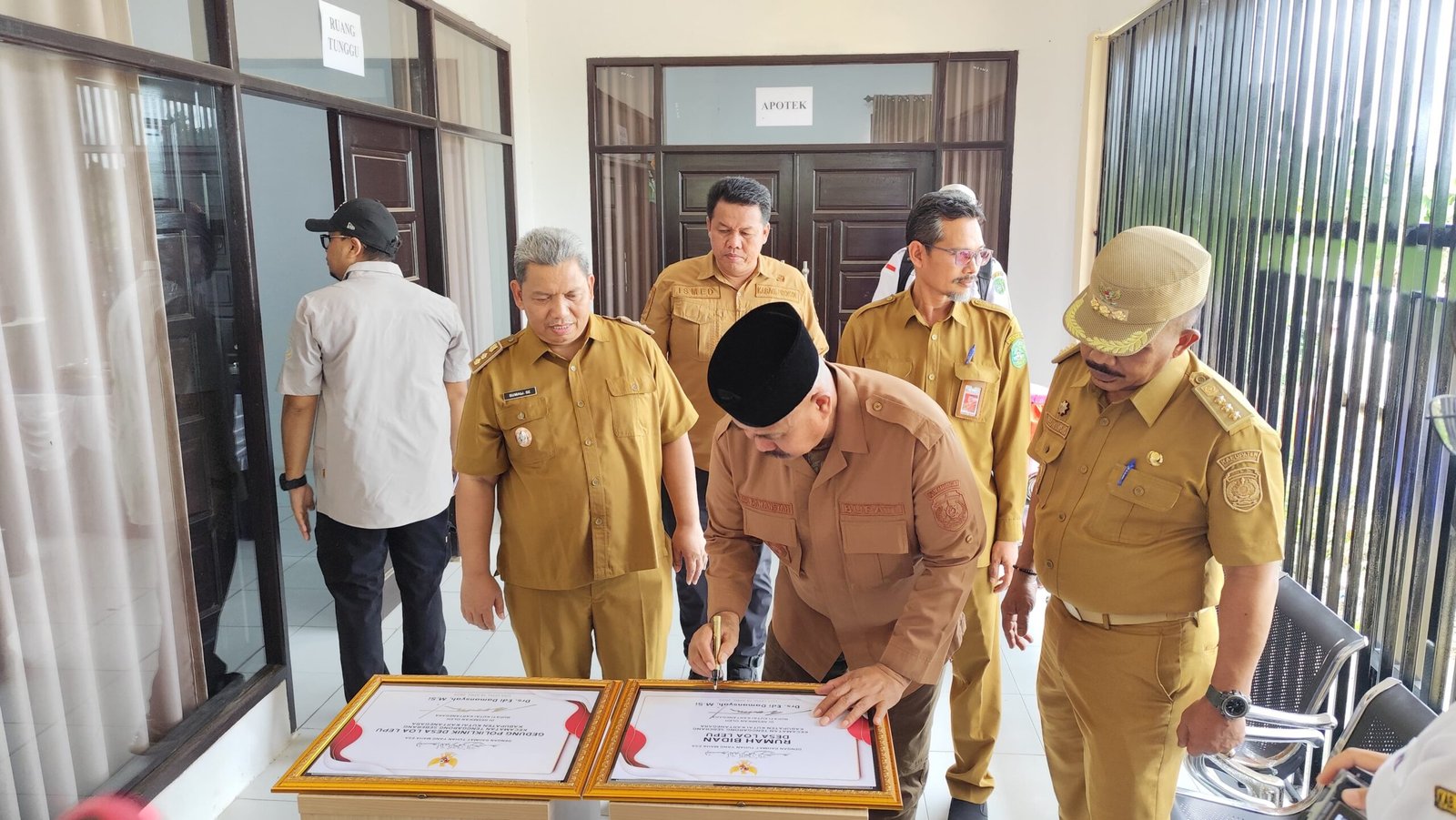 Bupati Kukar Apresiasi Inisiatif Desa Loa Lepu Bangun Poli Kilinik Desa