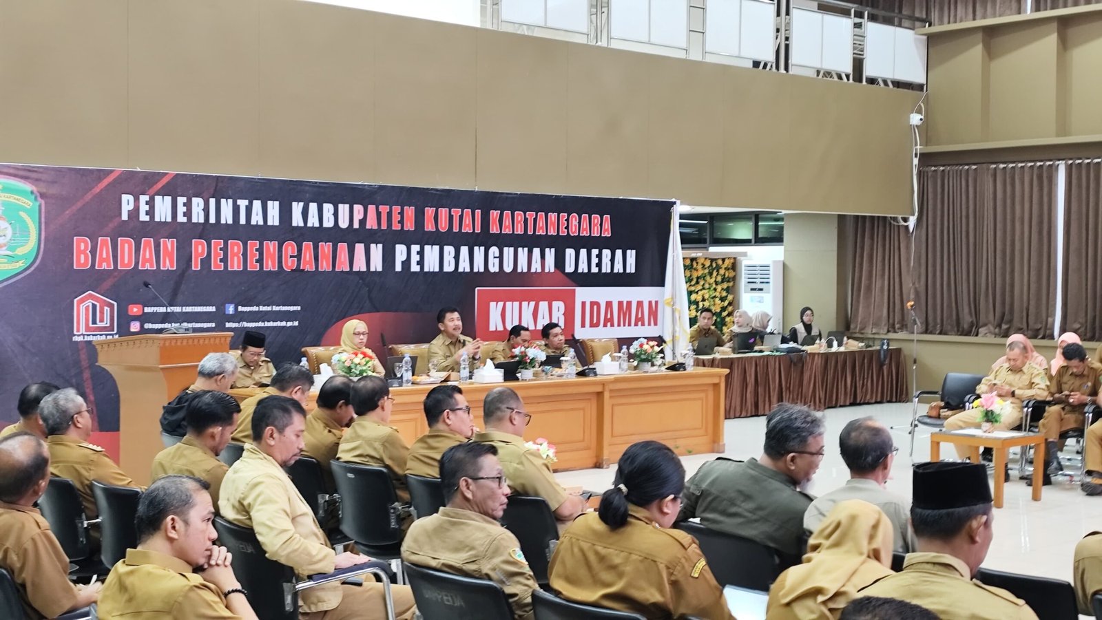 Pemkab Kukar Gelar Rakor Pengendalian Pelaksanaan Pembangunan Caturwulan I 2025