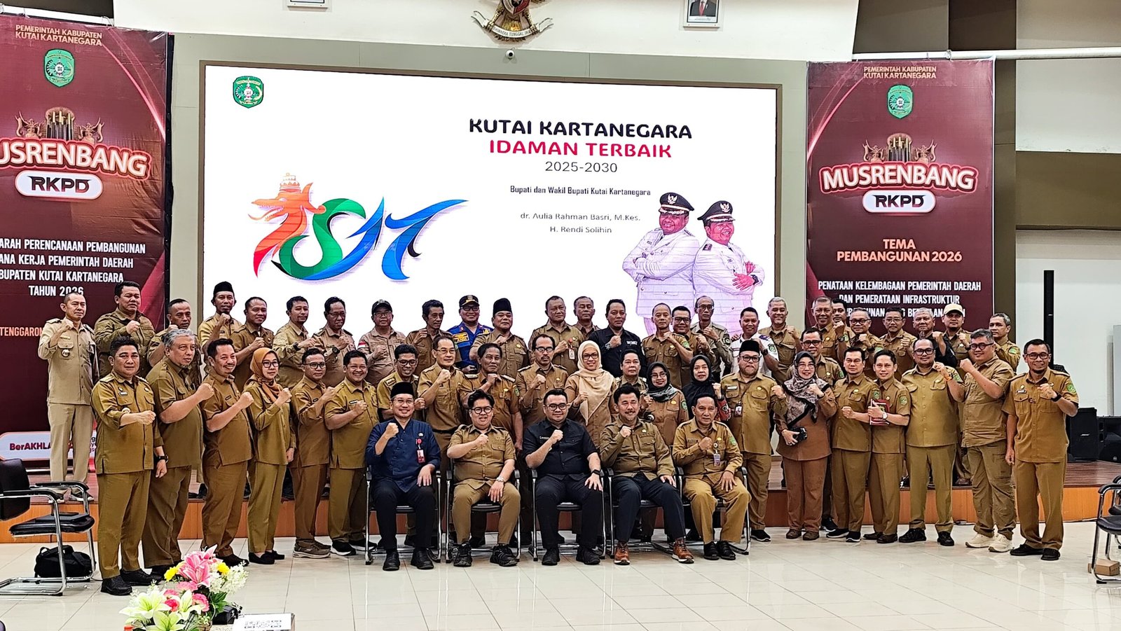 Aulia-Rendi Tekankan Penyelarasan Program Lewat Visi Kukar Idaman Terbaik