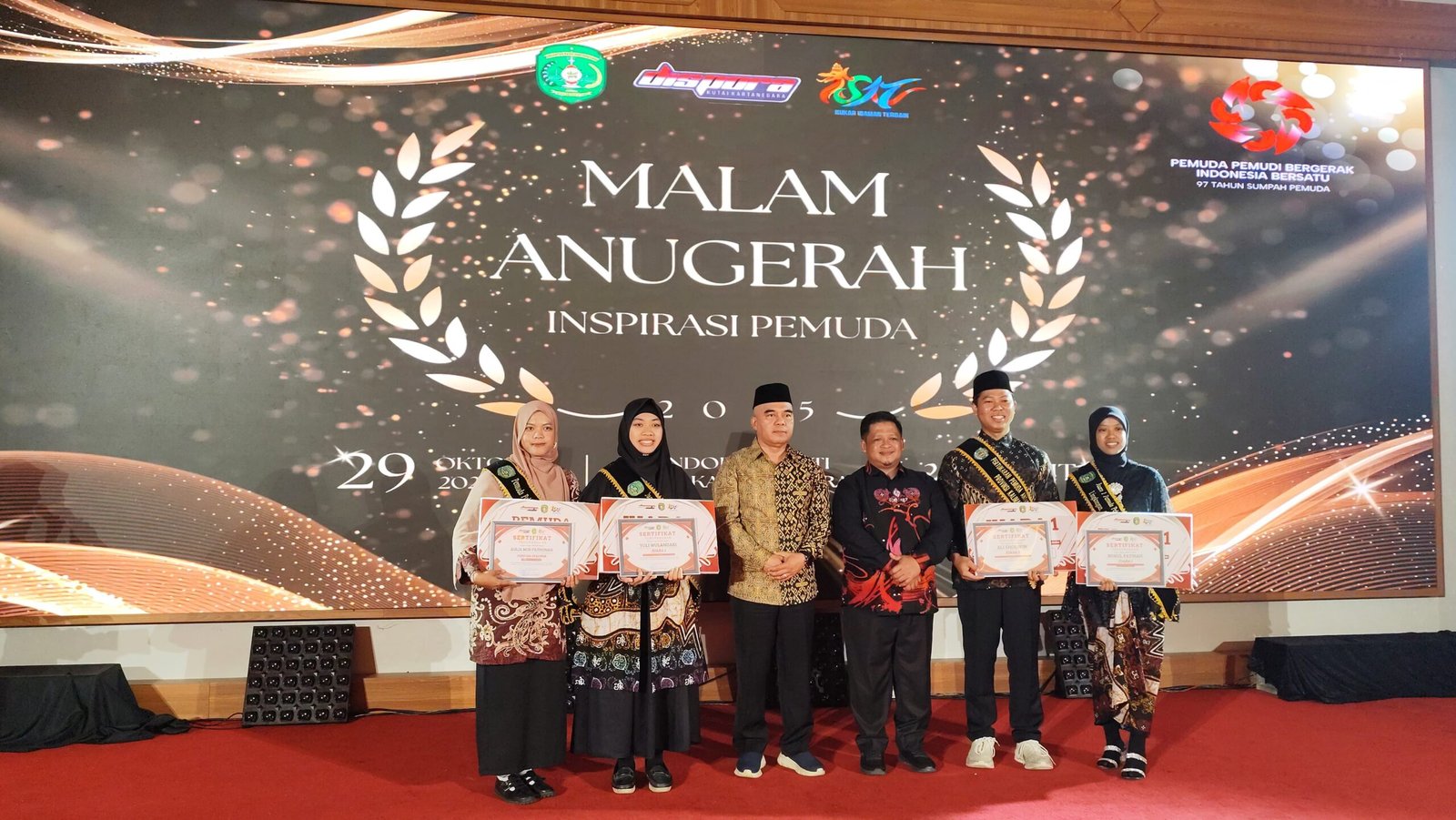 Malam Anugerah Inspirasi Pemuda Jadi Bukti Kepedulian Pemkab Kukar terhadap Generasi Muda