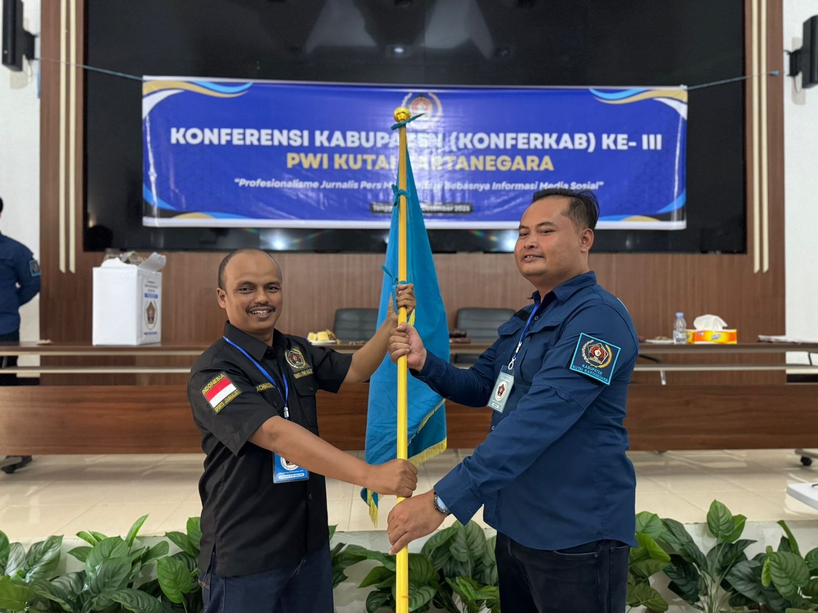 Konferkab III PWI Kukar Resmi Tetapkan Andi Wibowo sebagai Ketua Periode 2025–2028