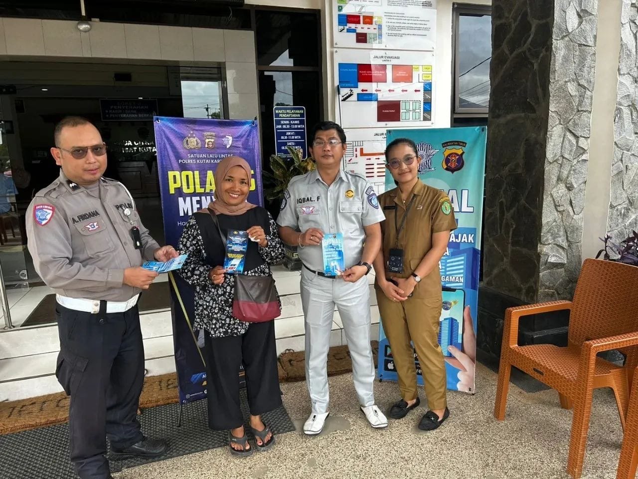 Program Polantas Menyapa Permudah Layanan SIM dan STNK Bagi Masyarakat Kukar