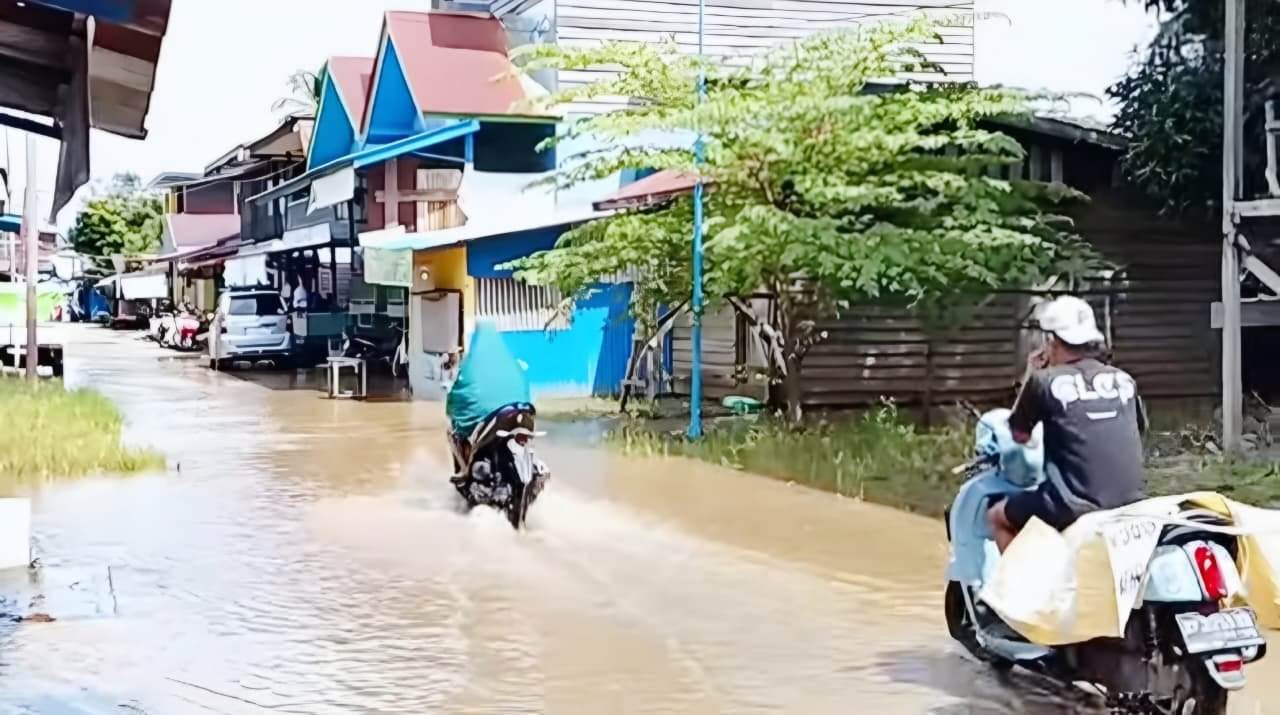 Luapan Sungai Belayan Sebabkan Sejumlah Desa di Kecamatan Tabang Terendam Banjir