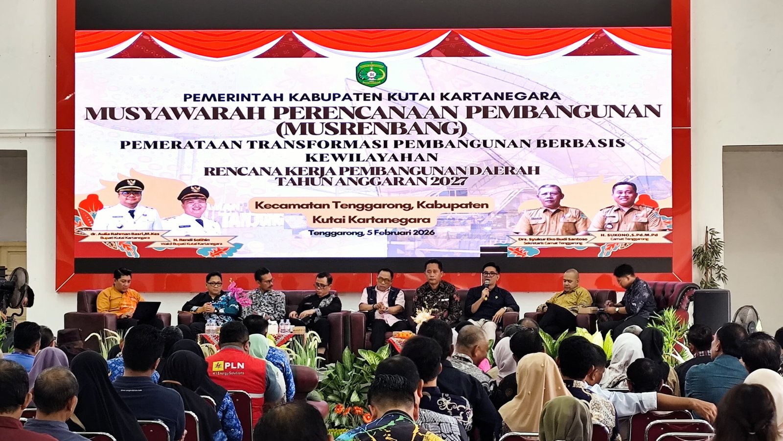 1.438 Usulan Pembangunan Mengemuka dalam Musrenbang Kecamatan Tenggarong