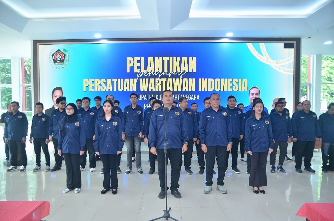 Peran Pers Jadi Sorotan Pemkab dan DPRD Kukar dalam Pelantikan PWI Kukar 2025–2028