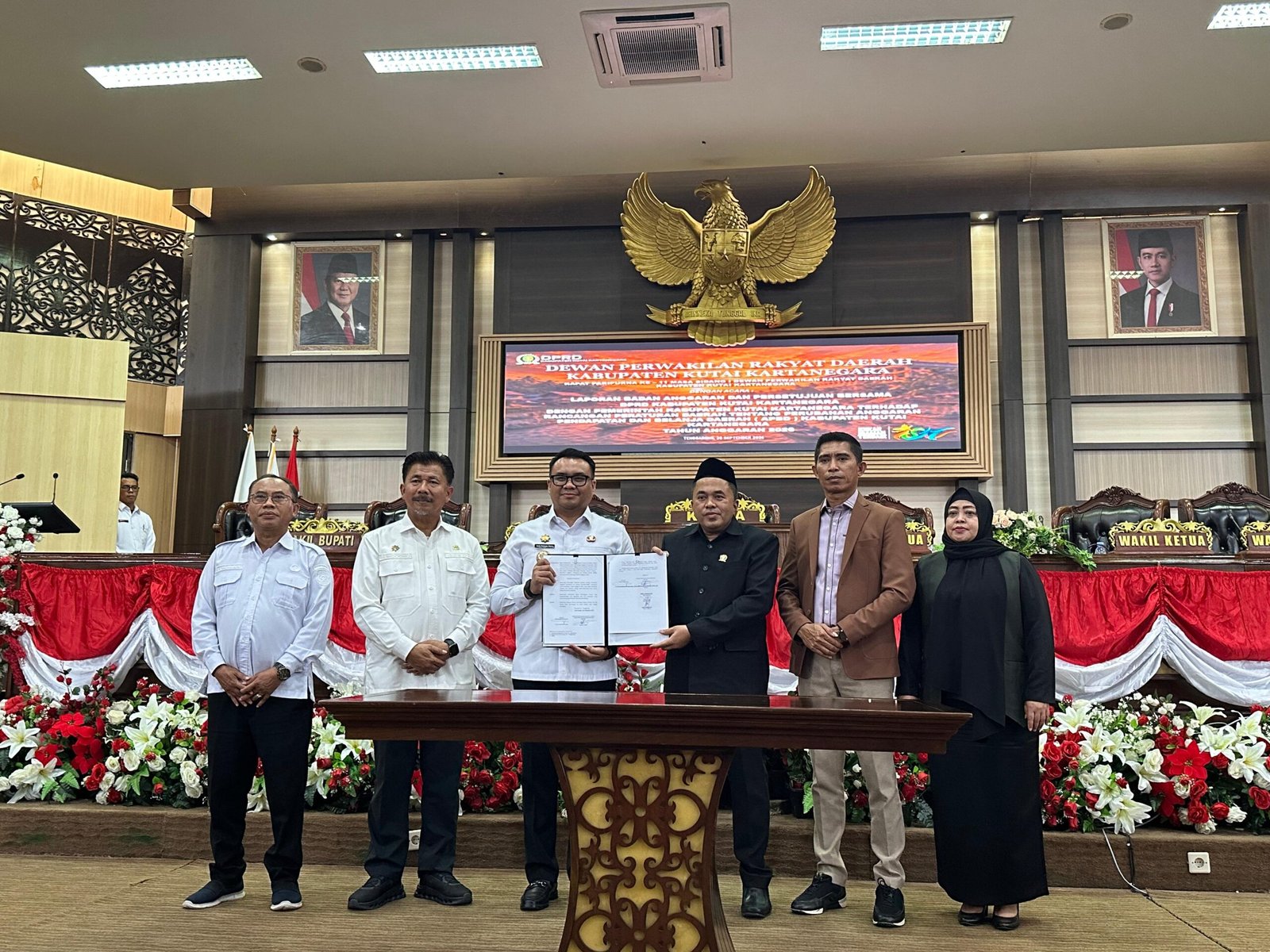 Perubahan APBD Kukar 2026 Disetujui DPRD, Bupati Aulia Tekankan Transparansi Anggaran
