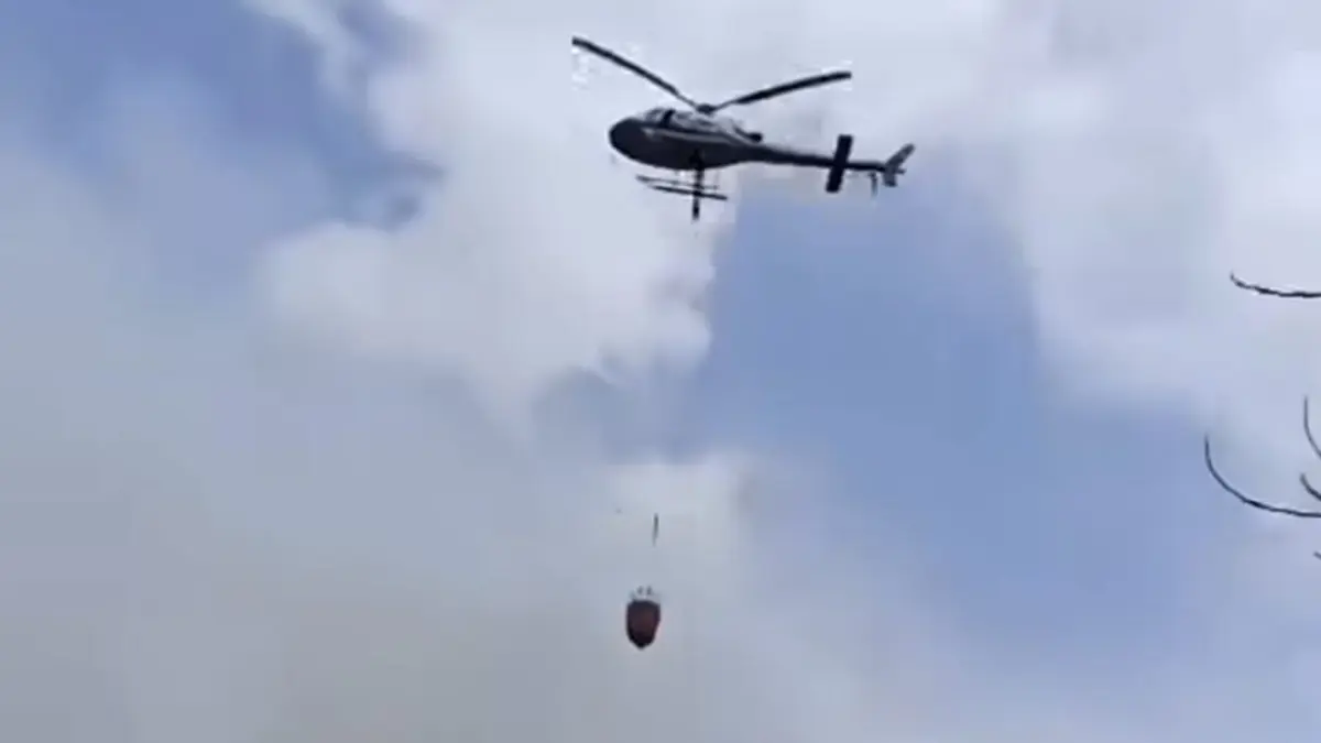 Karhutla Muara Badak Meluas, Water Bombing Dua Kali Dikerahkan ke Desa Saliki