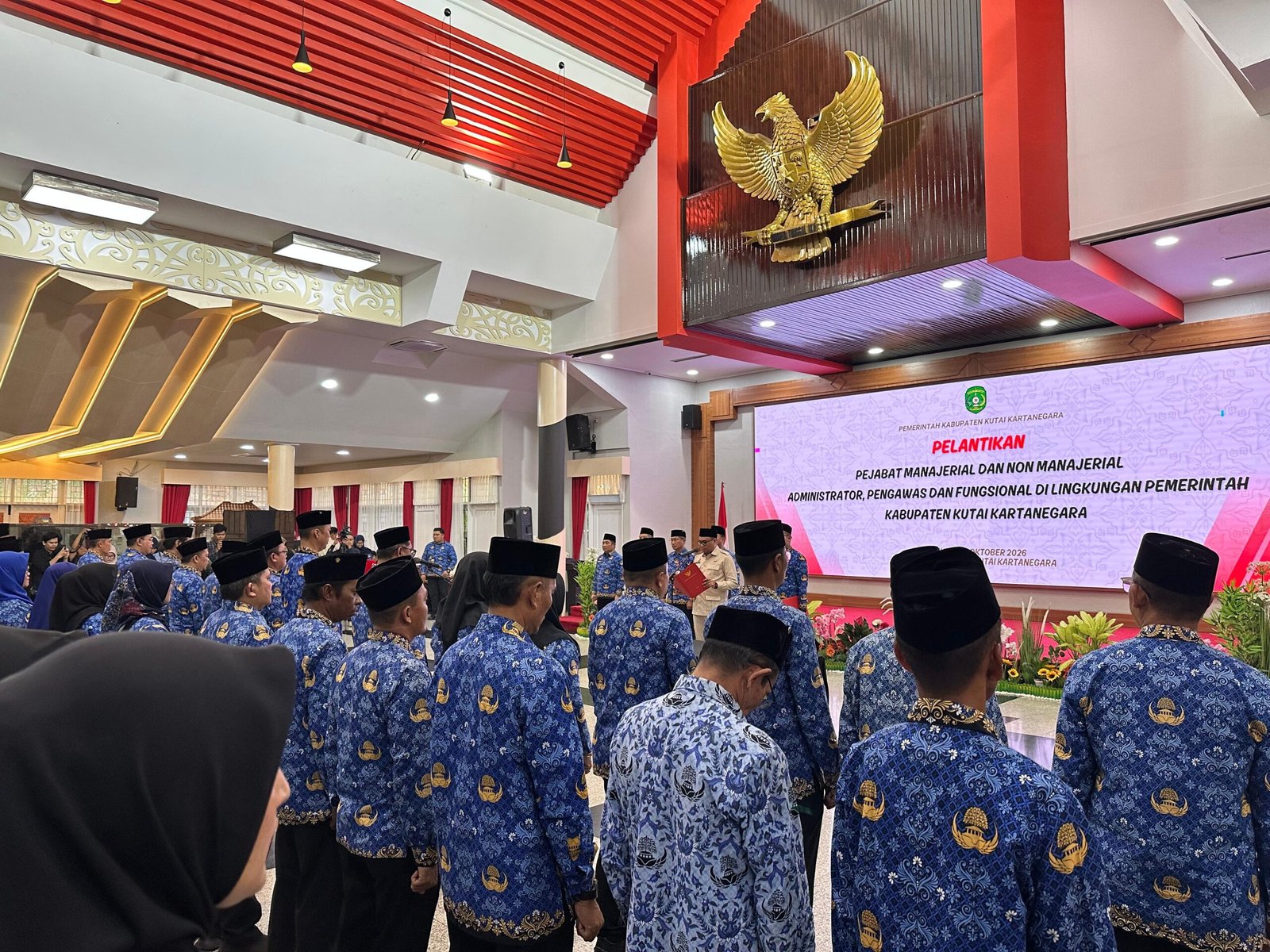 Lantik 64 Pejabat, Aulia Minta Segera Beradaptasi dan Bekerja Maksimal