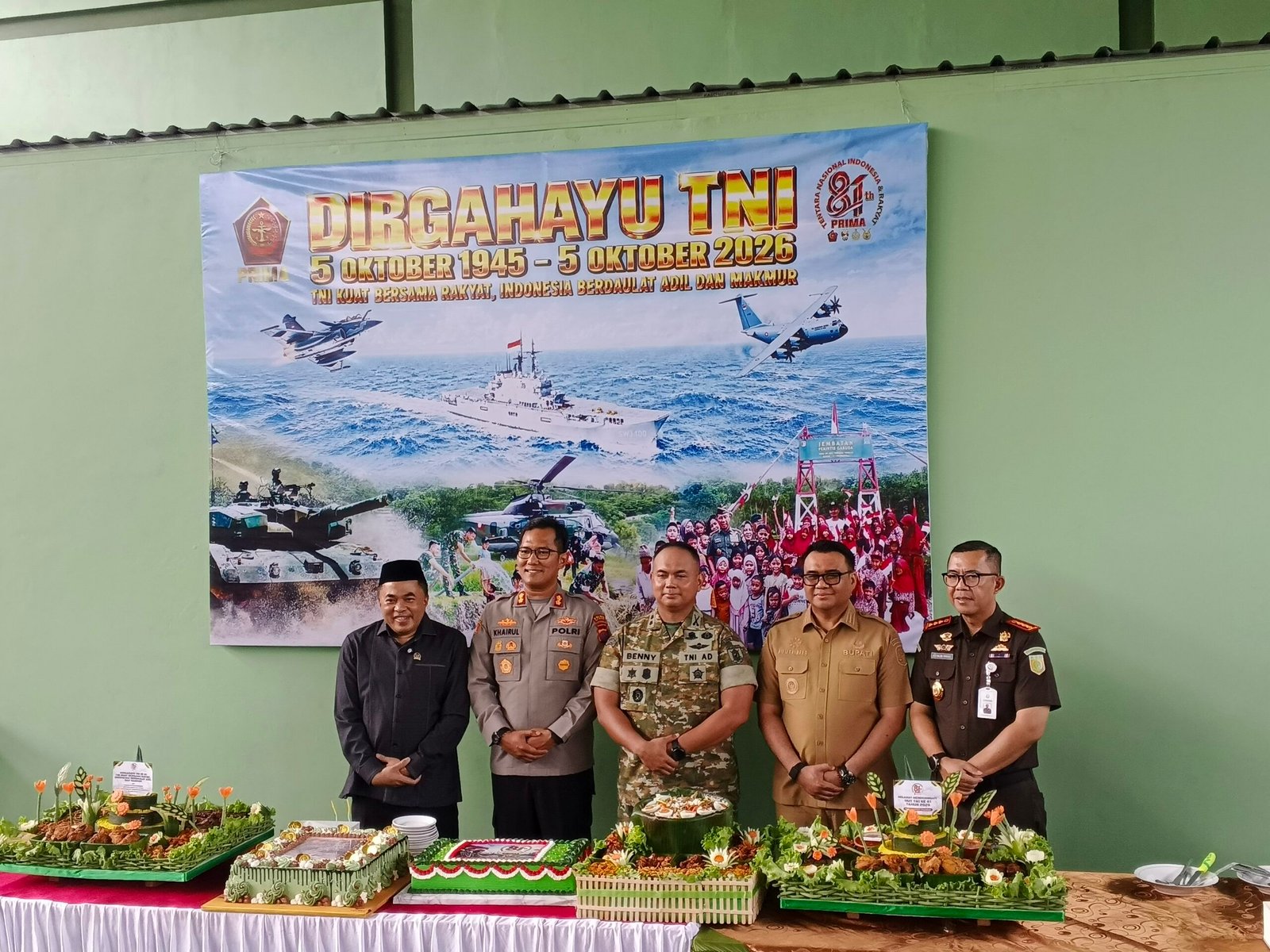 HUT ke-81 TNI, Bupati Kukar Dorong Sinergi Pertahanan dan Pembangunan Daerah